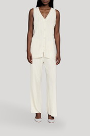 Dress Hire Casual Resort Sylvia Cream Knit Pant
