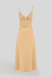 Dress hire cocktail party anna quan Carina Dress - Biscotti