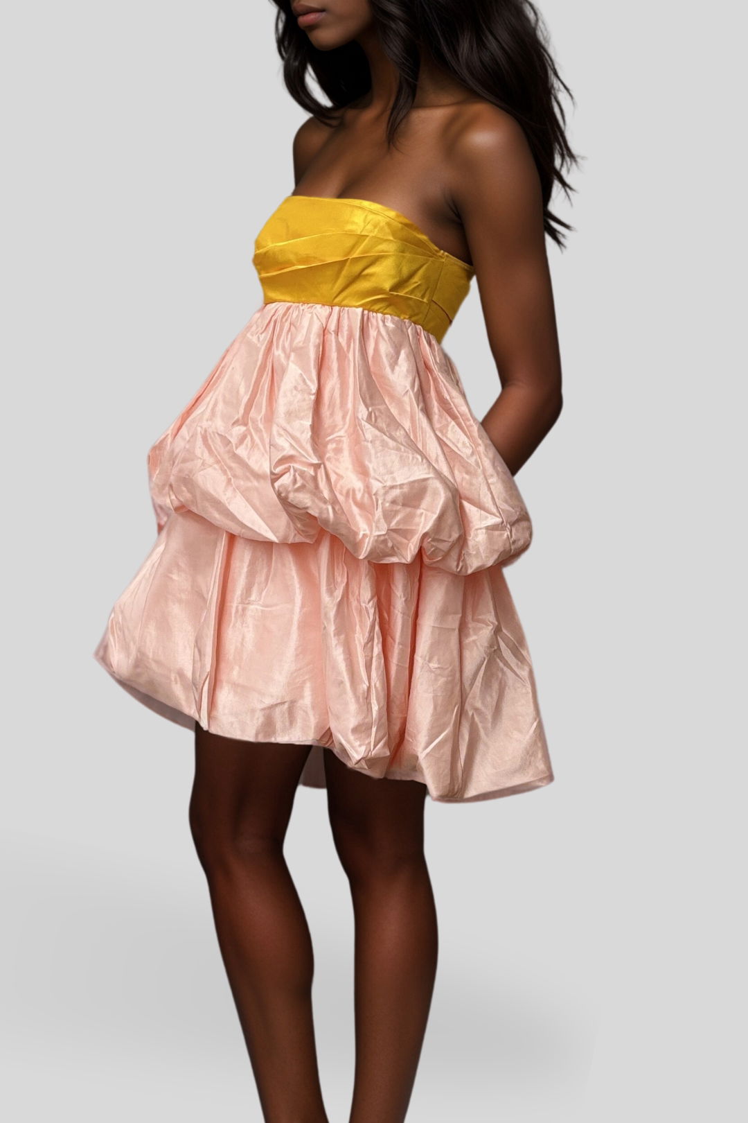 Dress Hire Party Candied Bubble Mini Dress