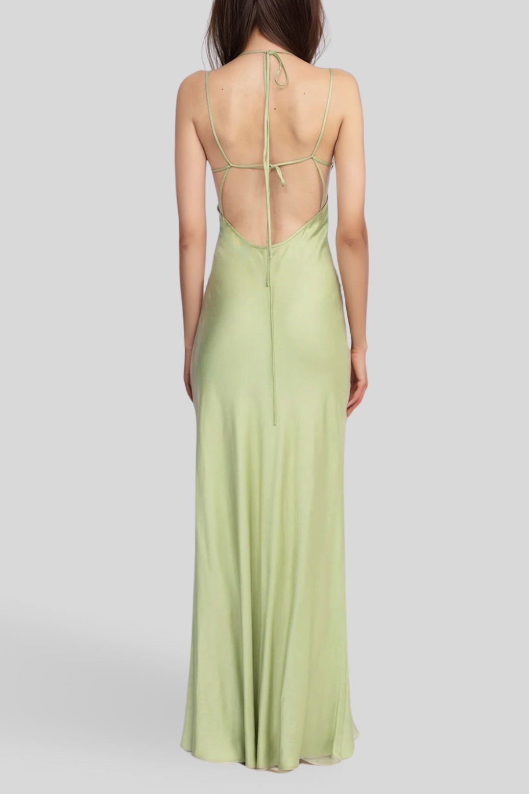 green emerald velvet dress Bec & Bridge Effie Knit Key Maxi Dress Green – WMIYHire main image 0