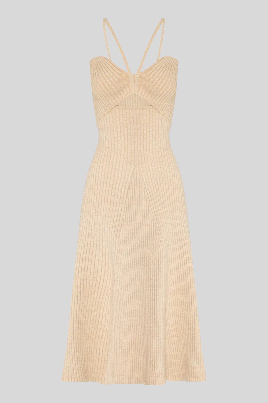 Dress Hire Date night Anna Quan  Galina Dress - Wheat Midi 