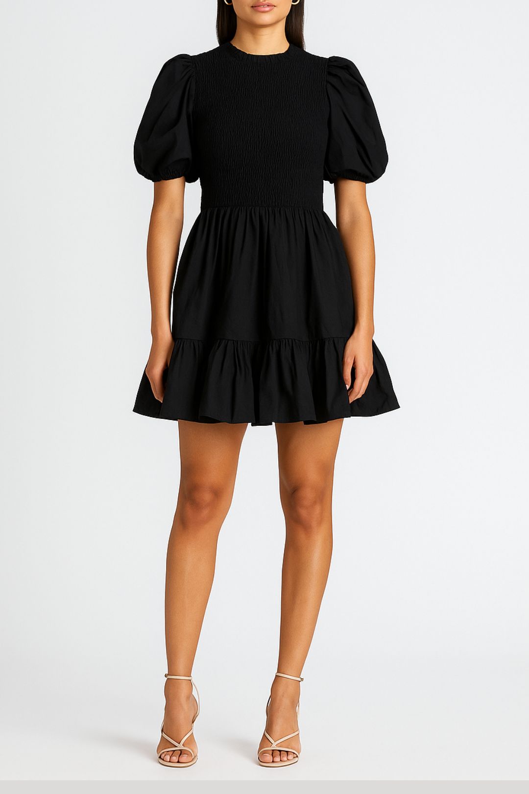 Dress Hire date night Atmos & Here Shirred Mini Dress
