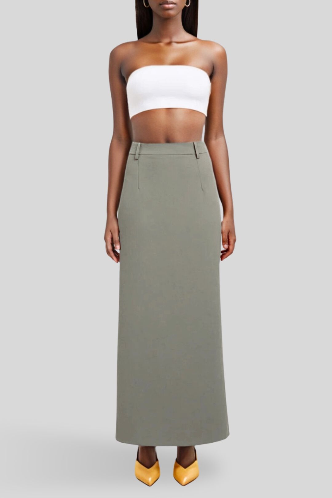 Dress Hire Brunch Kookai  Agave Green Ariel Midi Skirt