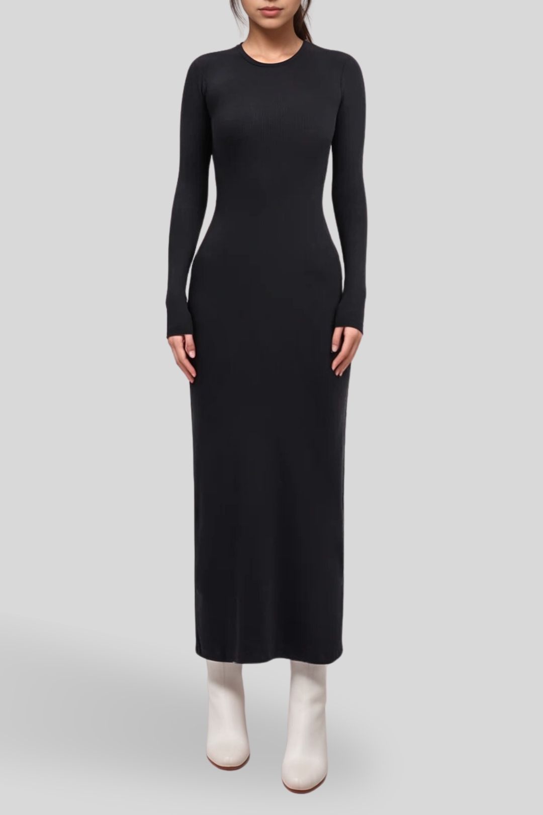 Kookai black long sleeve dress top