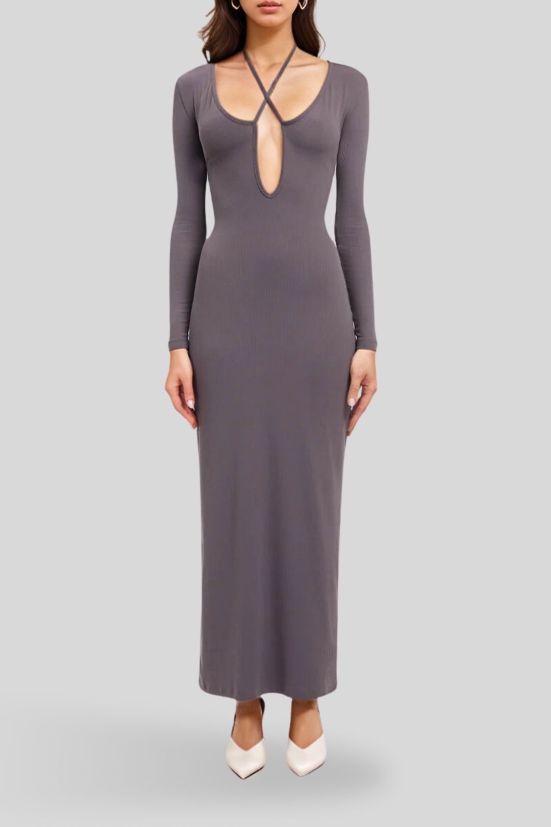 Dress Hire Cocktail Party Kookai Sereya Maxi Dress in Graphite