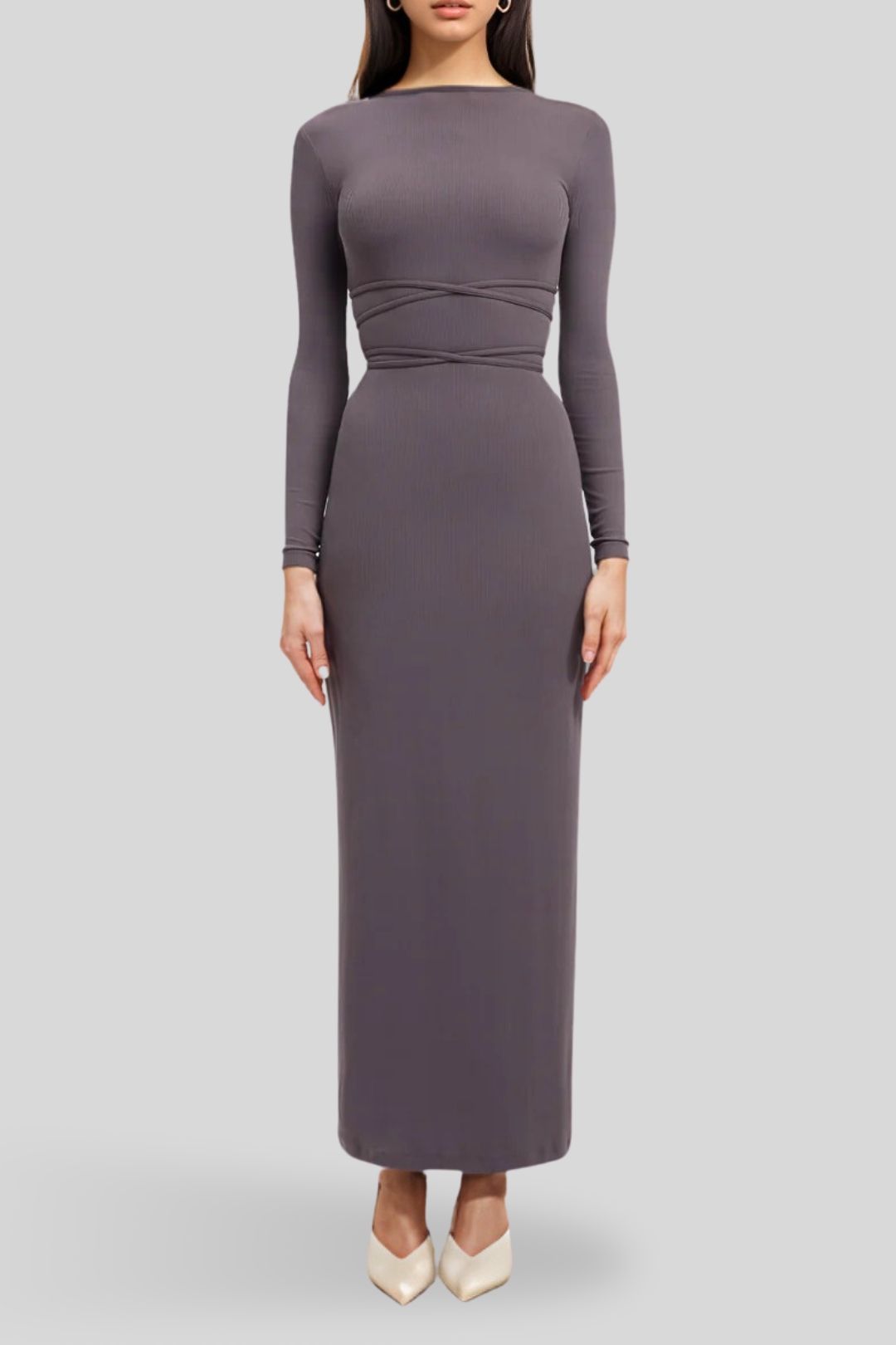 Dress Hire Cocktail Party Kookai Sereya Maxi Dress in Graphite