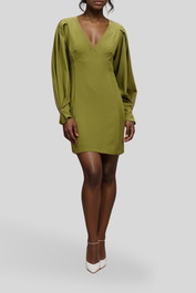Dress Hire Date night Minima Esenciales Bascilia Mini Dress Green