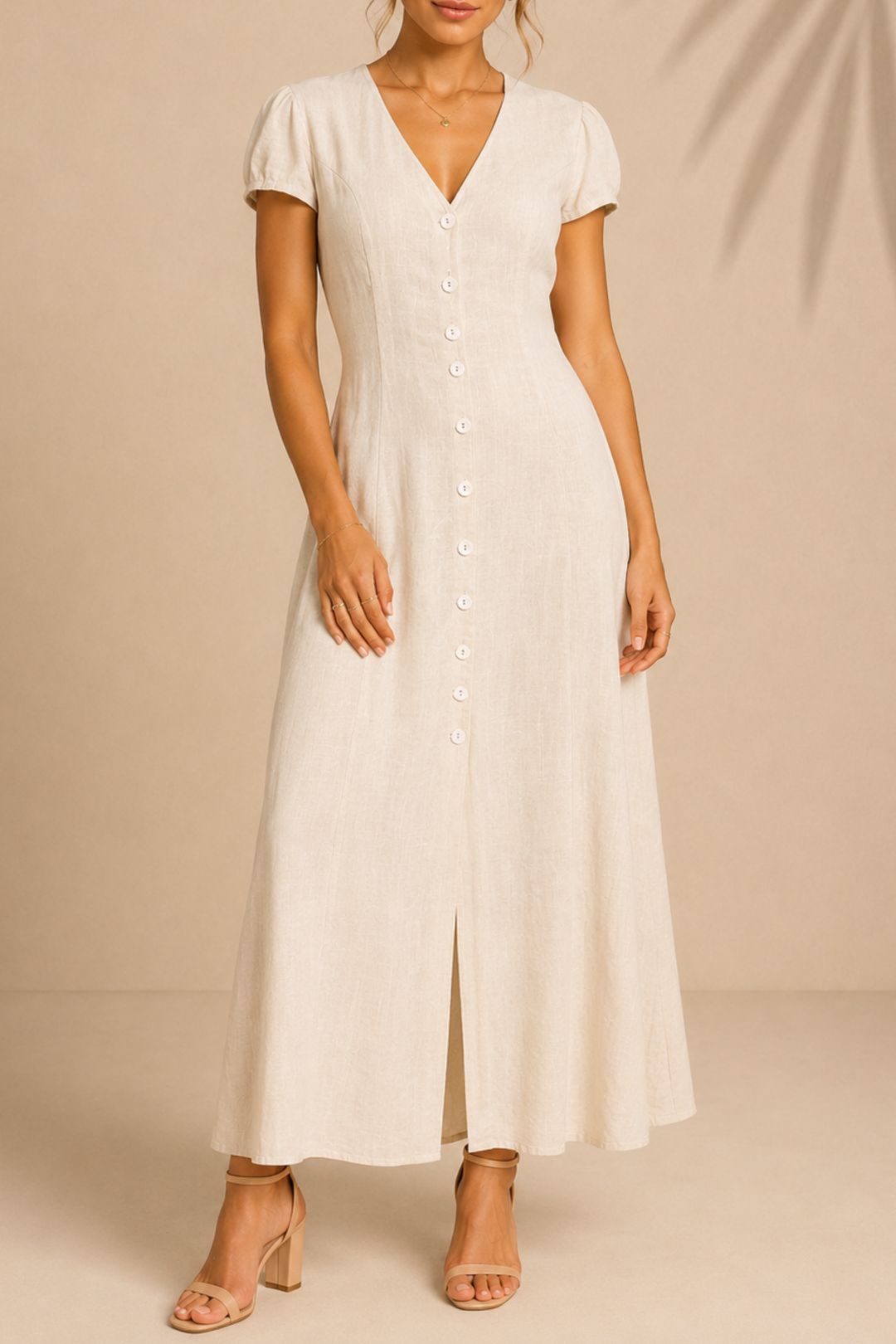 Dress Hire Daytime Event Charlie Holiday	Fleur Maxi Dress - White Short Sleeves