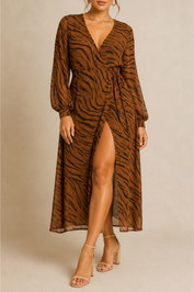 Dress Hire Daytime Event Faithfull The Brand	Florian Wrap Dress