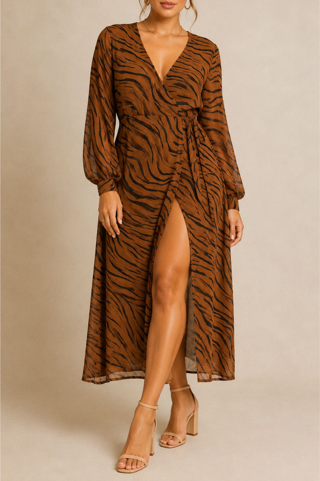 Dress Hire Daytime Event Faithfull The Brand	Florian Wrap Dress
