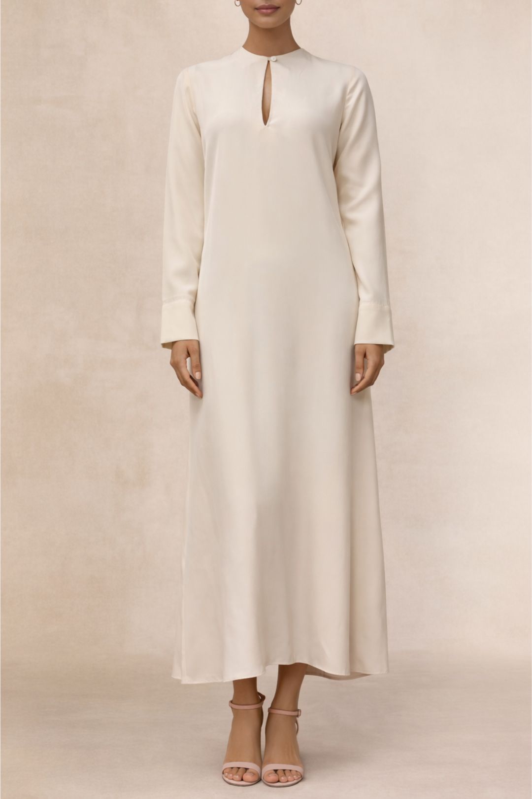 Dress Hire Daytime Event Matin Long Keyhole Dress