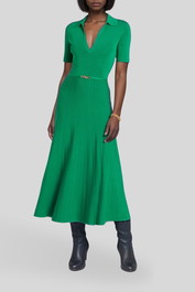 Dress hire luncheon Rebecca Vallance	Addie Knit Dress - Golf Green