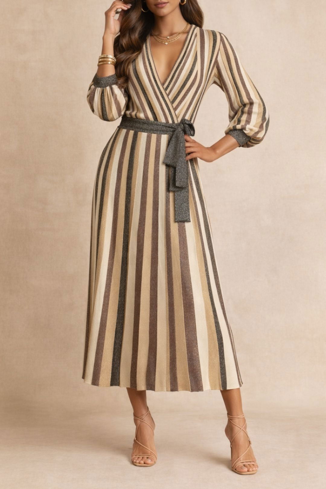 Hire Marsha Knit Midi Dress | Rebecca Vallance | GlamCorner