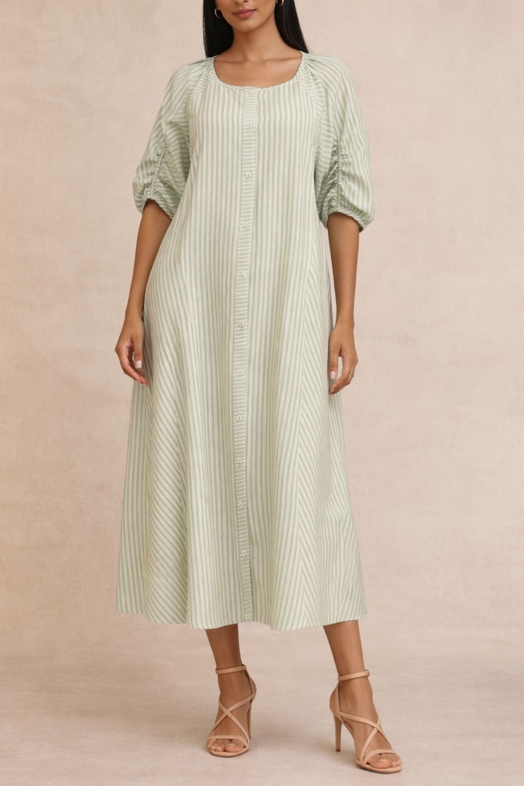 Dress Hire Daytime event Verge Seafare Dress - Ink Stripe