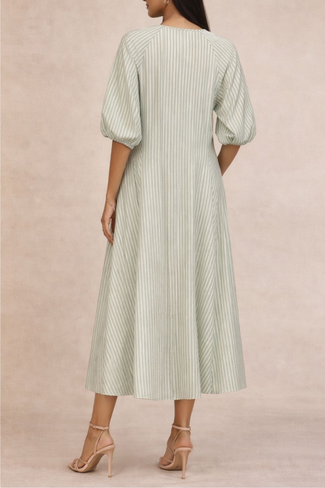 Dress Hire Daytime event Verge Seafare Dress - Ink Stripe