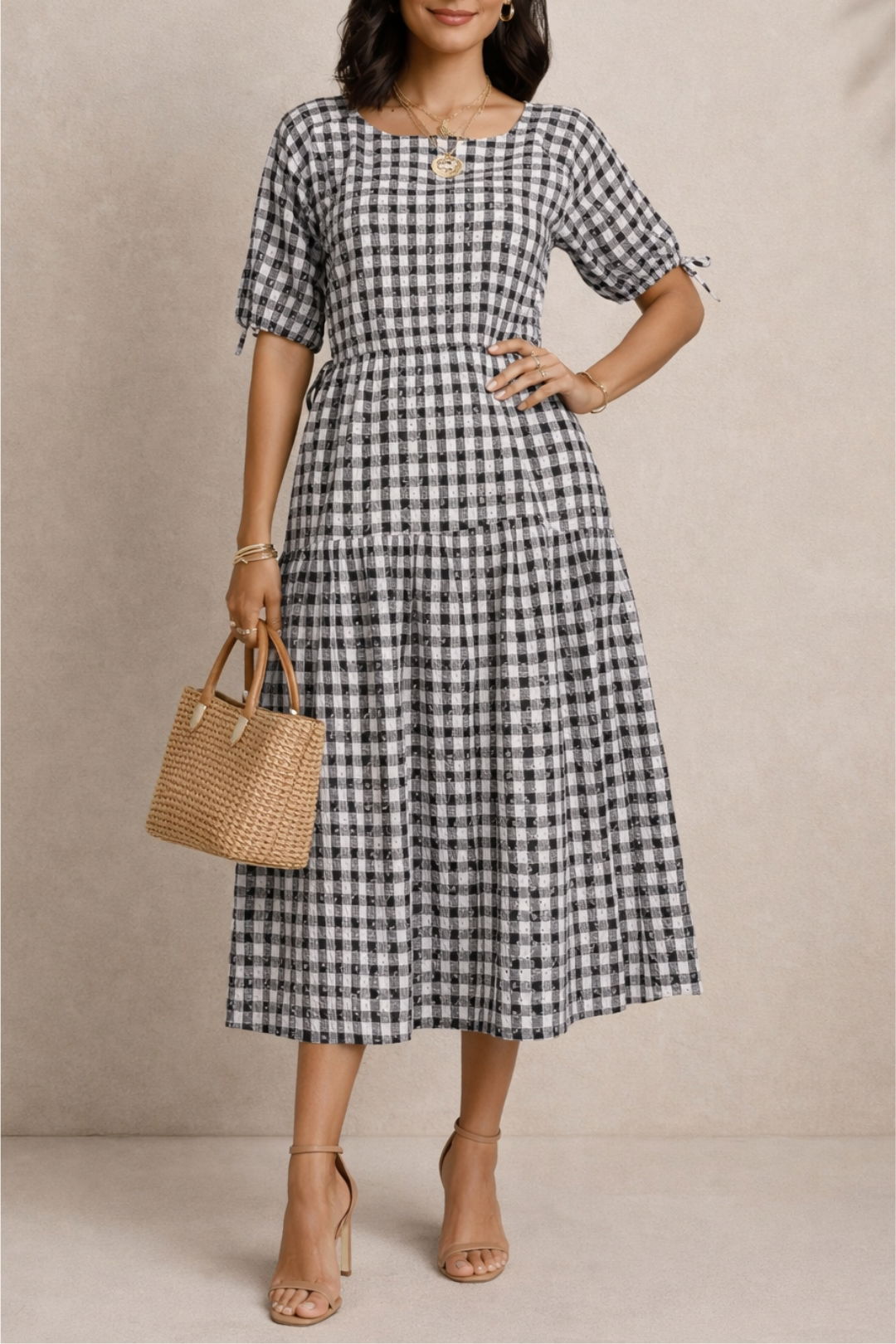 Dress Hire Daytime event YAS Yas Cello 2/4 Ankle Dress