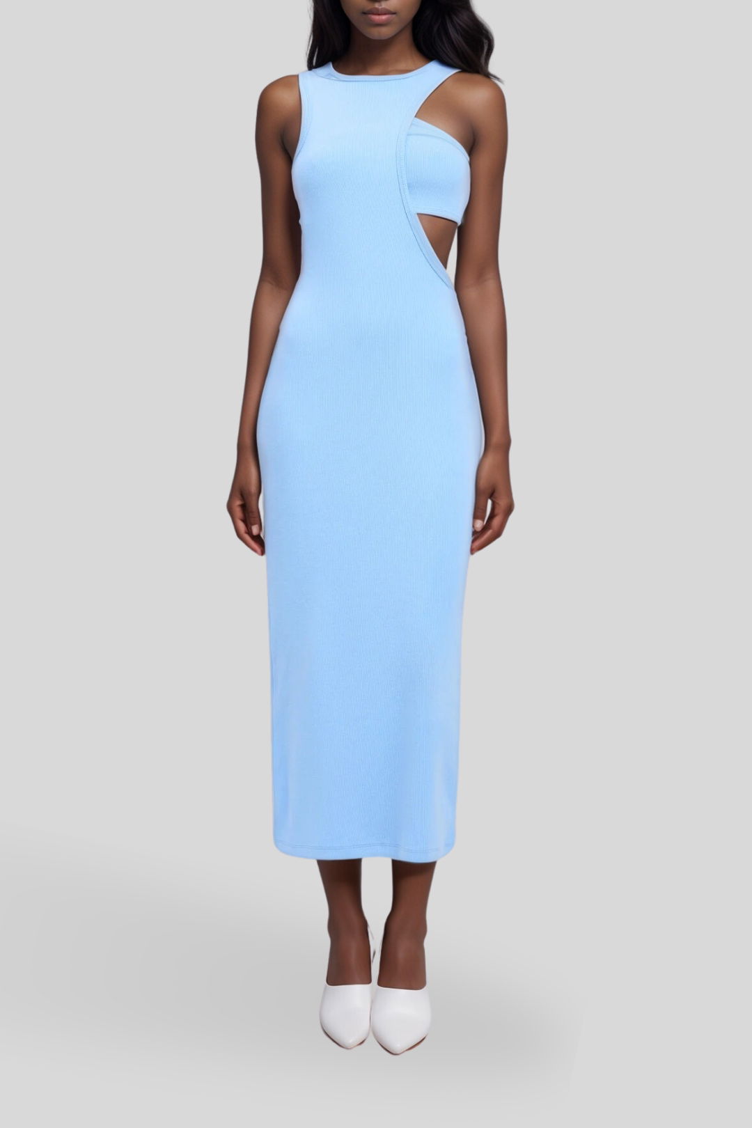 dress hire daytime event kookai  Mia Dress - Cerulean  cutout