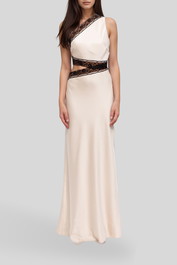 Dress Hire Evening event Misha Jillian Satin Maxi Dress