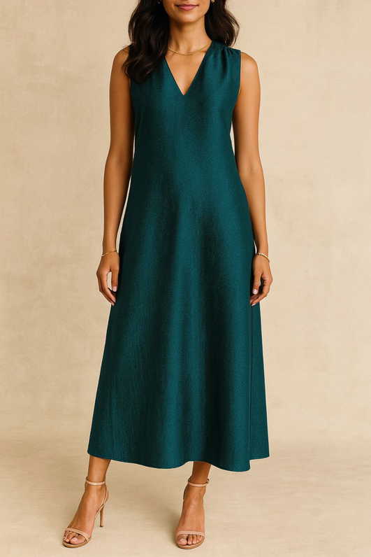 green day dress for women Easter Dresses Casual Solid Embroidered Hollowed Out See-through Half A Turtleneck Long Sleeve Dresses(Green/L)