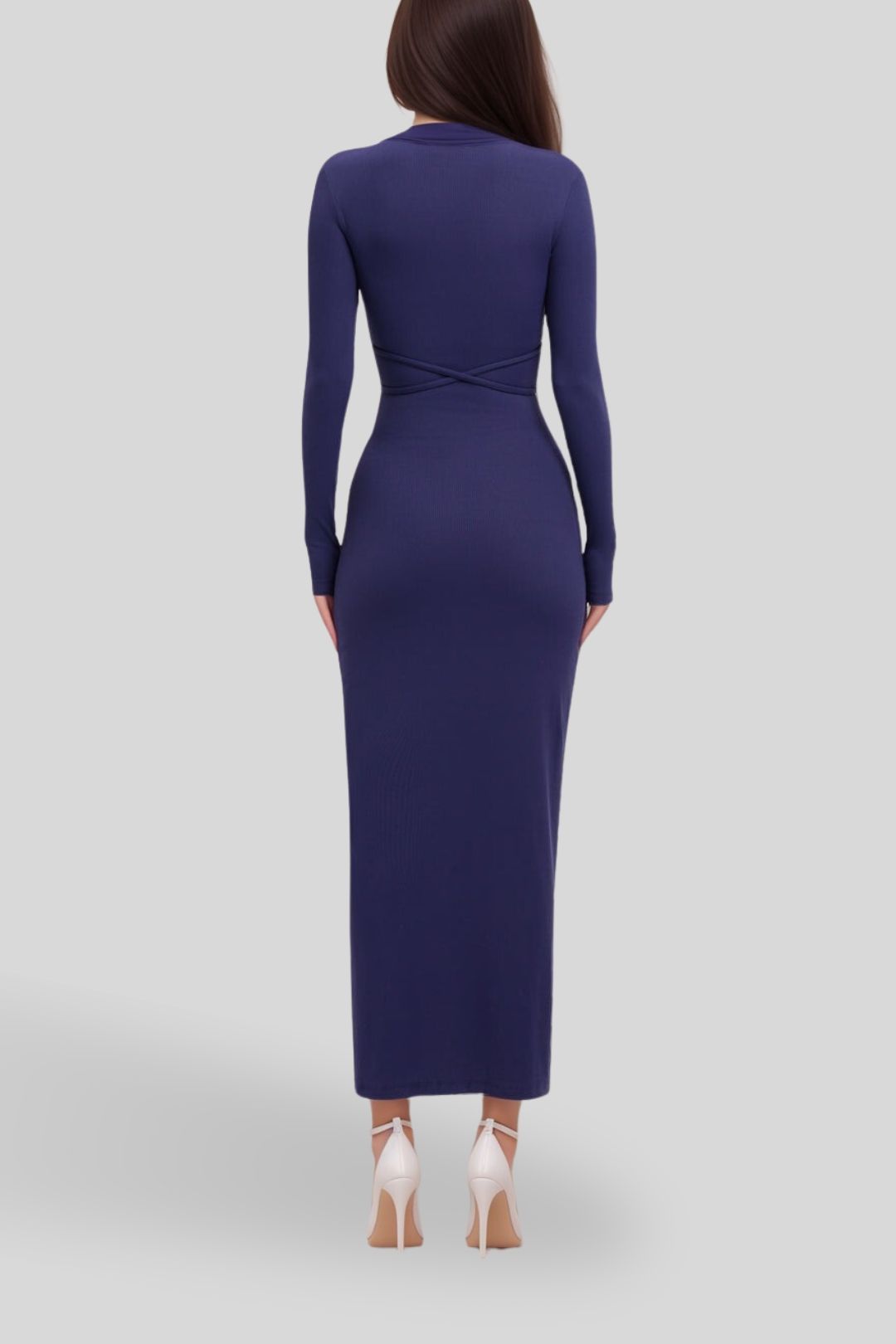 Hire Sereya Maxi Dress in Navy Night Kookai GlamCorner