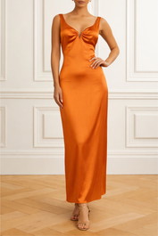 Dress Hire Evening Party Anna Quan Liliana Dress Kumquat