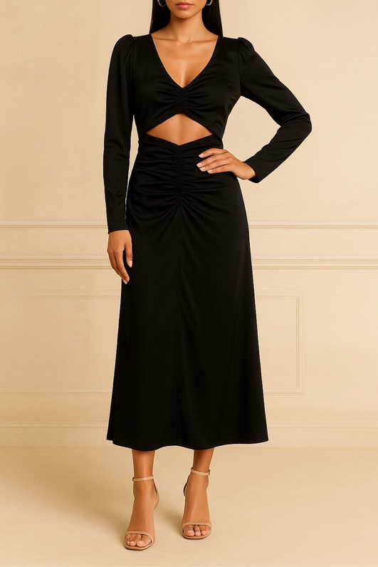 casette silk dress Nox Anabel Strapless Sequin Color:CREAM halley pull Sleeves are cancelled.
