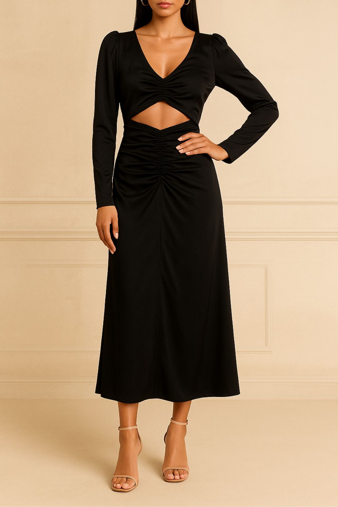 Dress hire evening party Hansen & Gretel	Giuliana Dress in Black