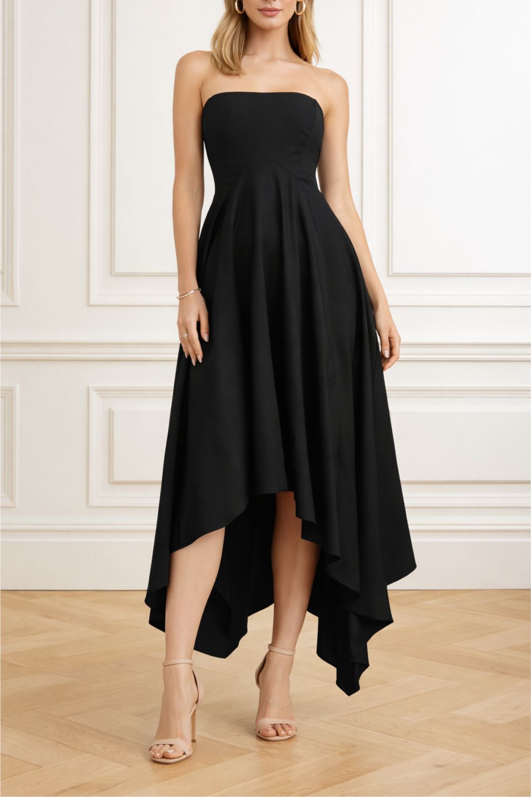 black tie dresses for pear shaped