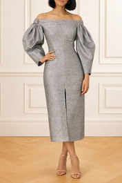 Dress Hire Formal Camilla and Marc  Ellon Dress - Gunmetal