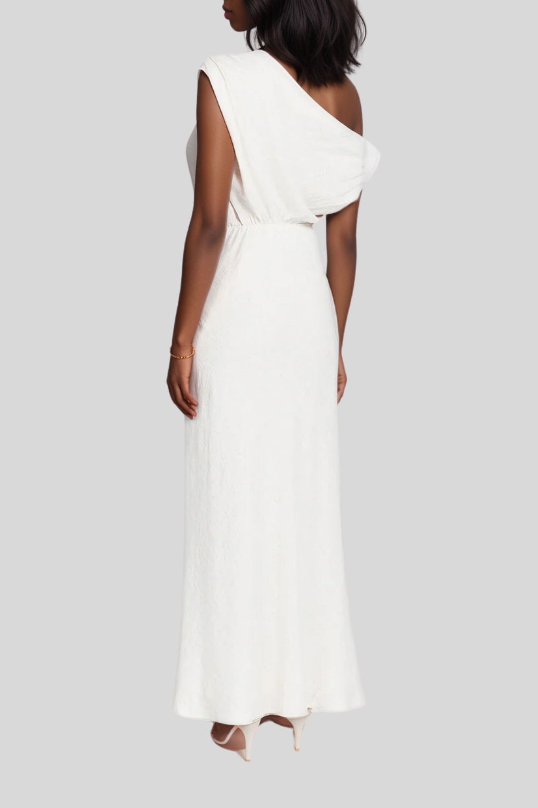 Hire Jolie Cream Marle Midi Dress | Dissh | GlamCorner