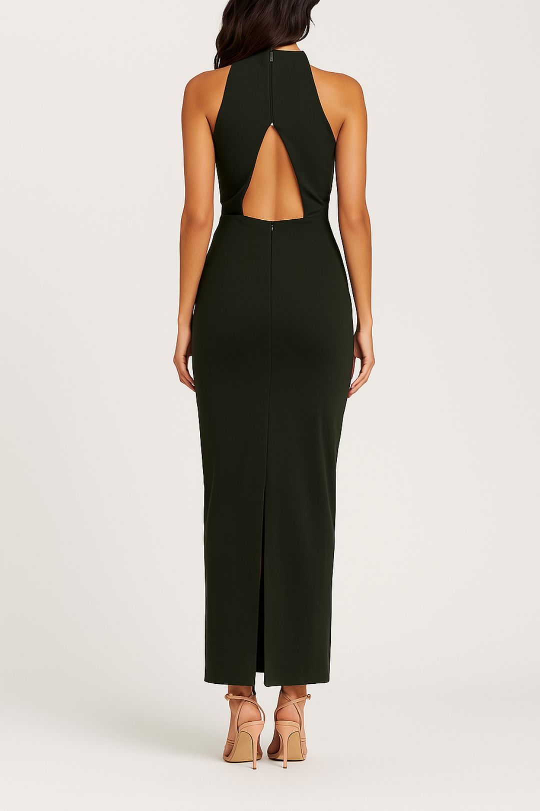 Dress Hire Formal Nookie Olive Cosmopolitan Maxi Dress Green