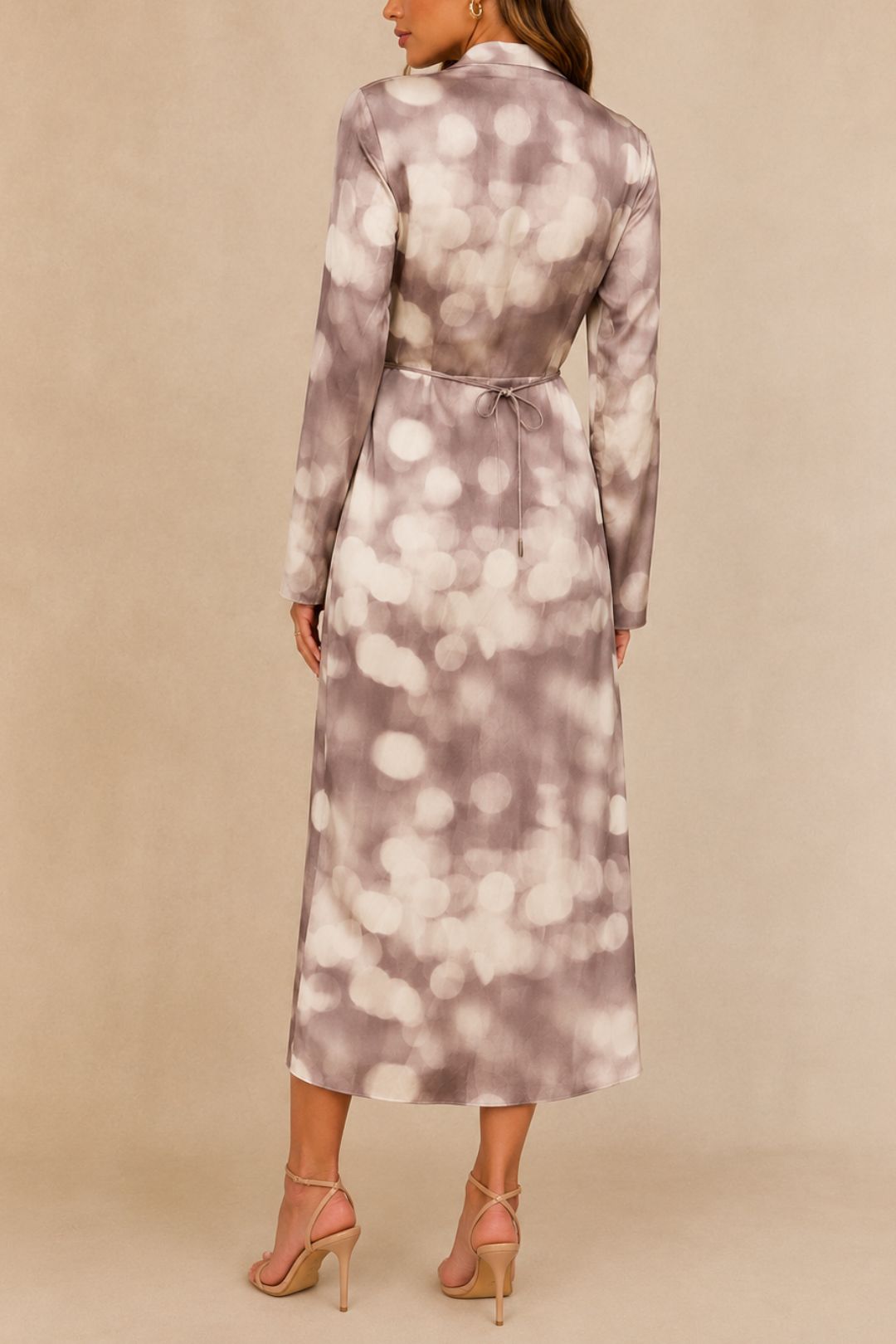 Dress Hire Luncheon Calvin Klein	Viscose Twill Wrap Midi Dress