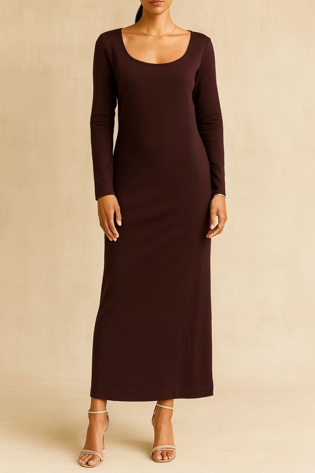 Plume Layered Midi Dress
