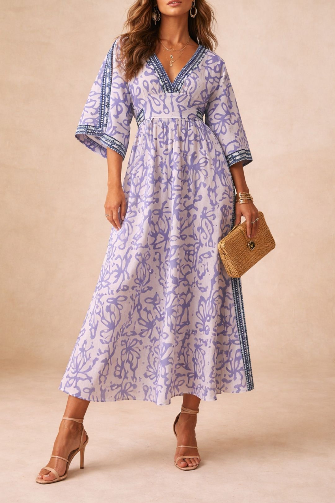 dress hire luncheon Kinga Csilla Umie Batik Sharni Midi