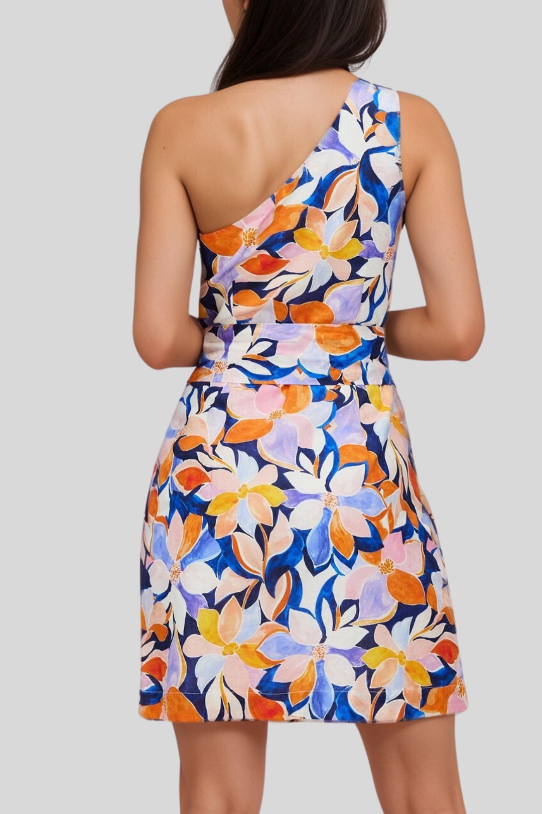 Dress Hire Party Atmos & Here	Aubree One Shoulder Dress Print