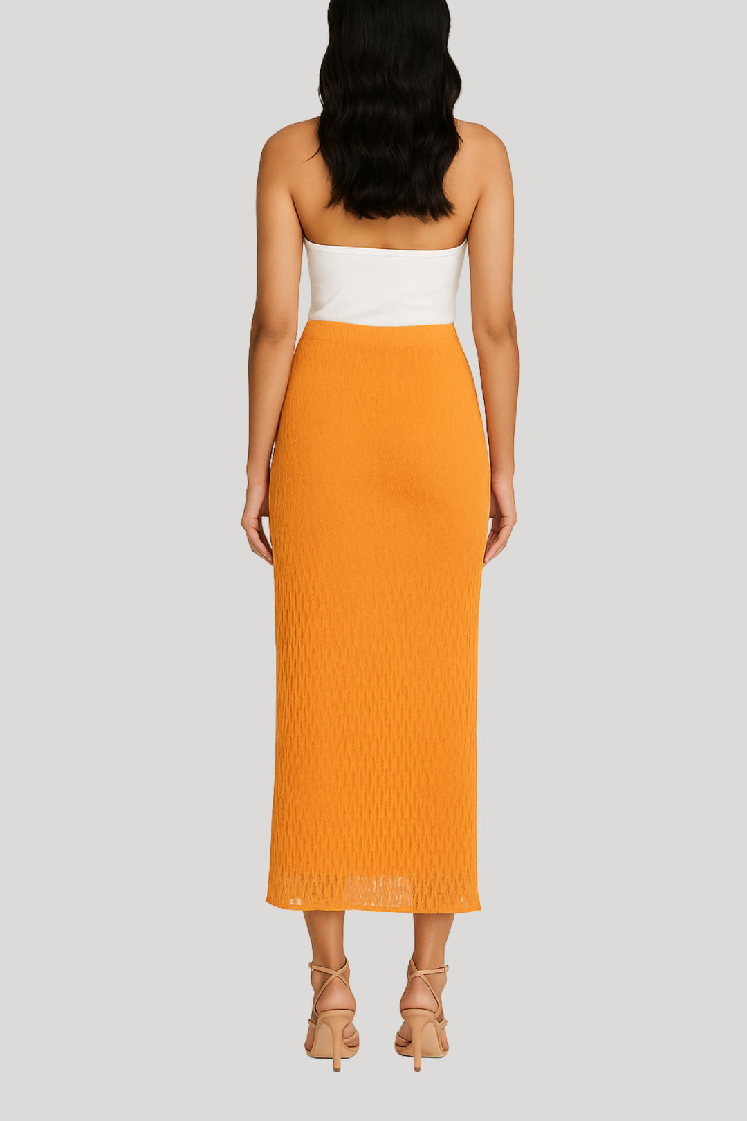 Dress Hire party camilla and marc orange nova skirt maxi