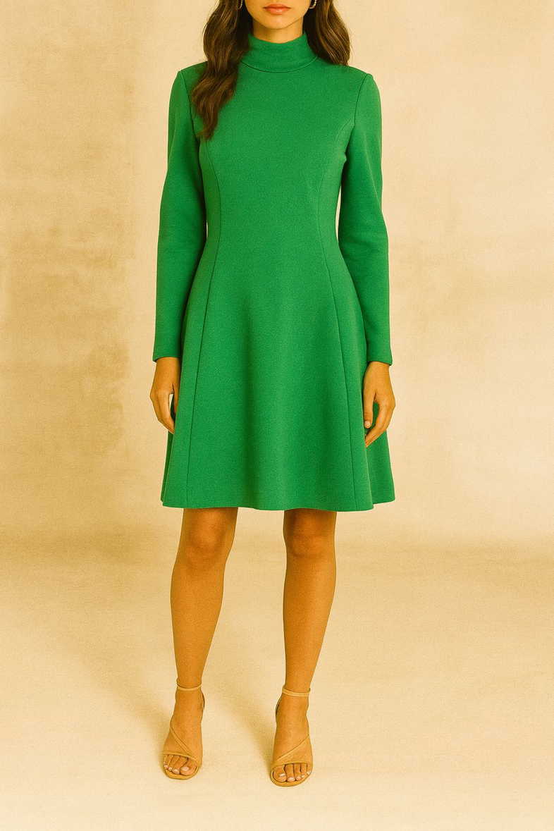 slim fit dress slacks Sylvie Merino Wool Fit & Flare Dress - Light Blue – Sylvie Fit & Flare Dress