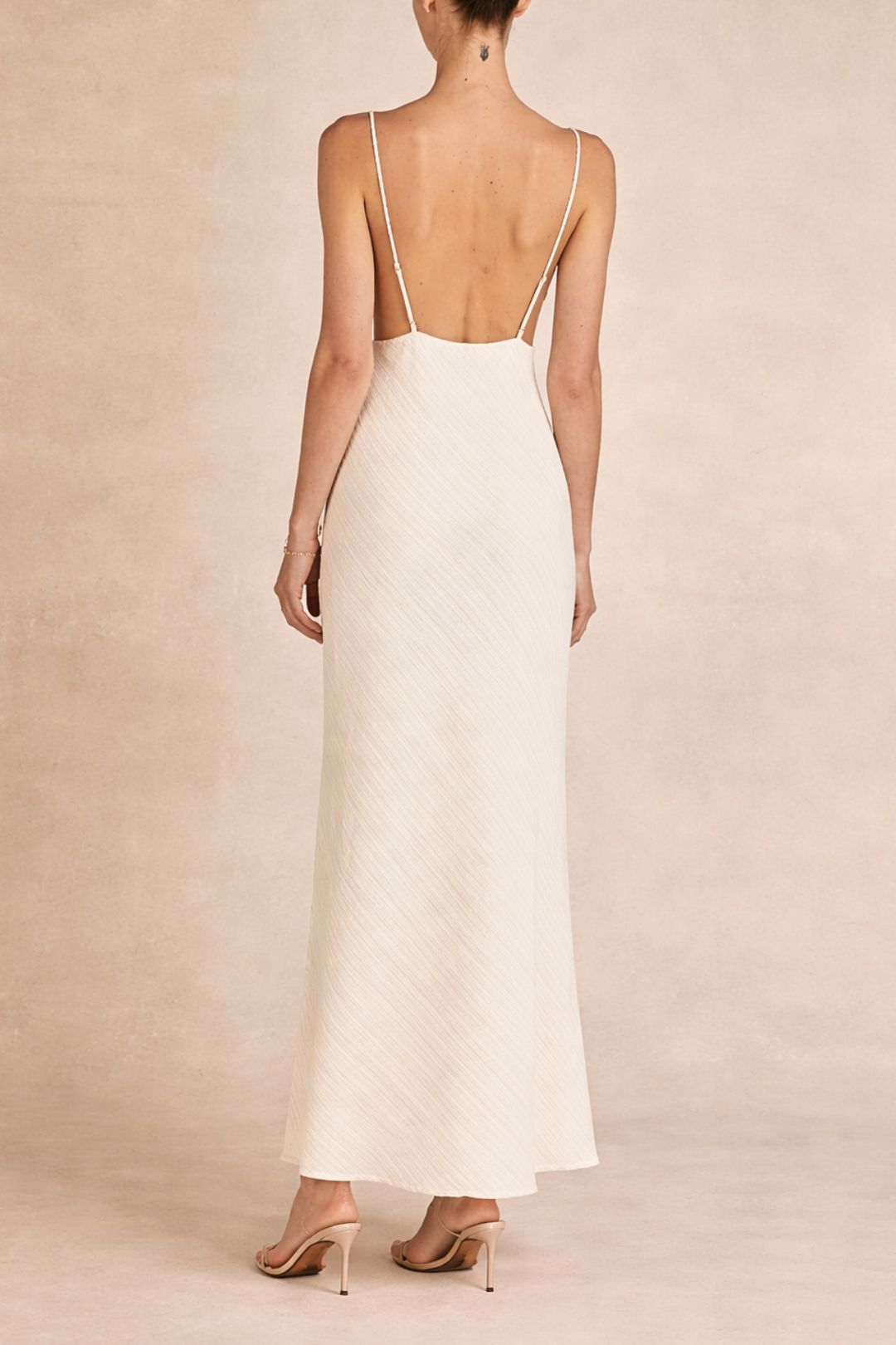 Dress hire Party  Dissh LOZ CREAM SLIP MIDI DRESS