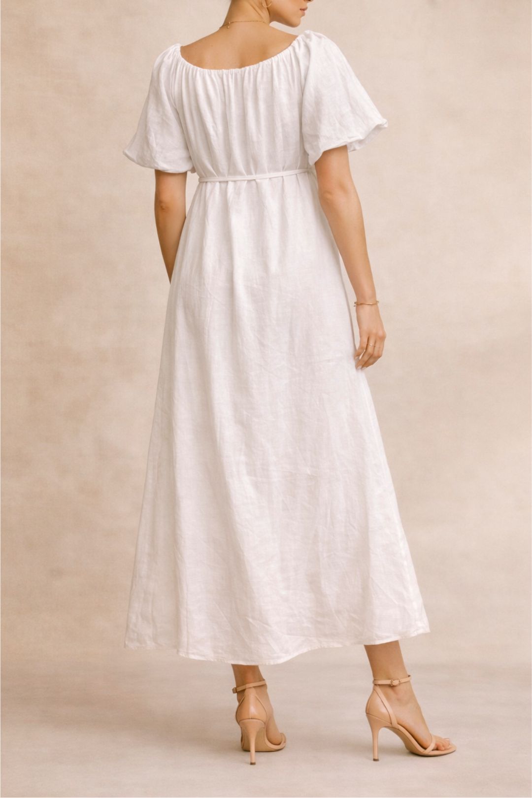 Dress Hire Party Dissh Penelope White Midi Dress