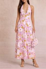 dress hire party Kinga Csilla Zinnia Cove Midi Dress