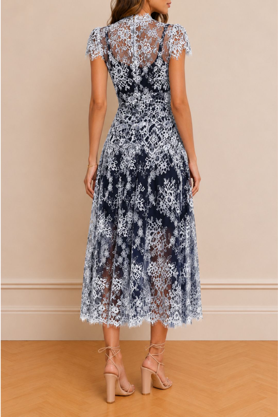 Hire Natalie Dress in Midnight White | Moss and Spy | GlamCorner Hire Natalie Dress in Midnight White | Moss and Spy | GlamCorner