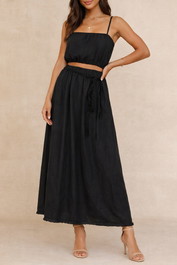 Dress Hire Party The Shanty CorporationSofia Skirt Linen Vicose Mid