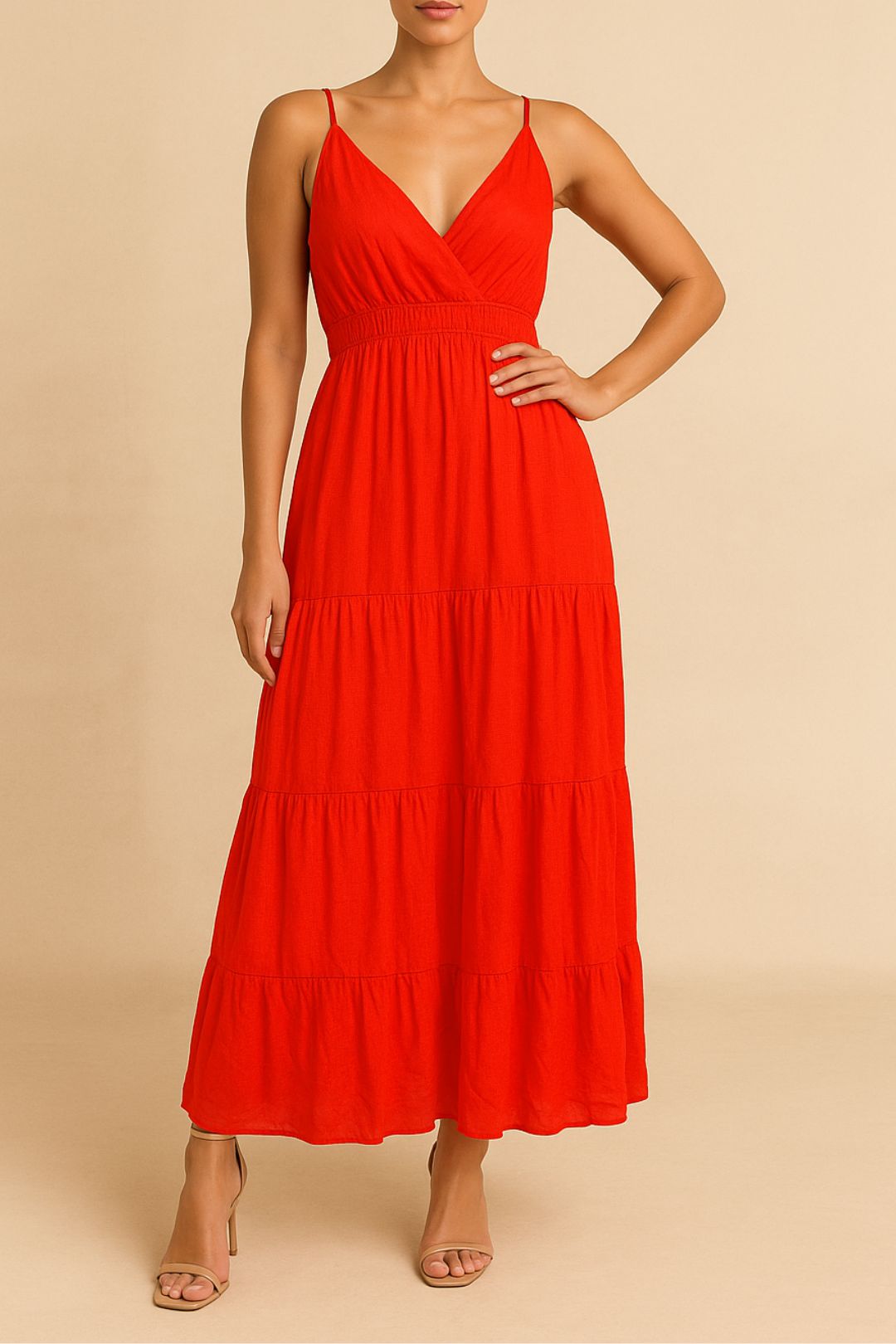 Dress hire party Y.A.S Yassirala Ankle Dress Red
