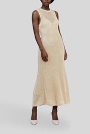 Dress Hire Dissh Ophelia Crochet Maxi Dress Natural