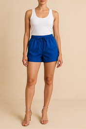 Dress Hire resort aston studio HARVEY SHORT IN SAPPHIRE blue