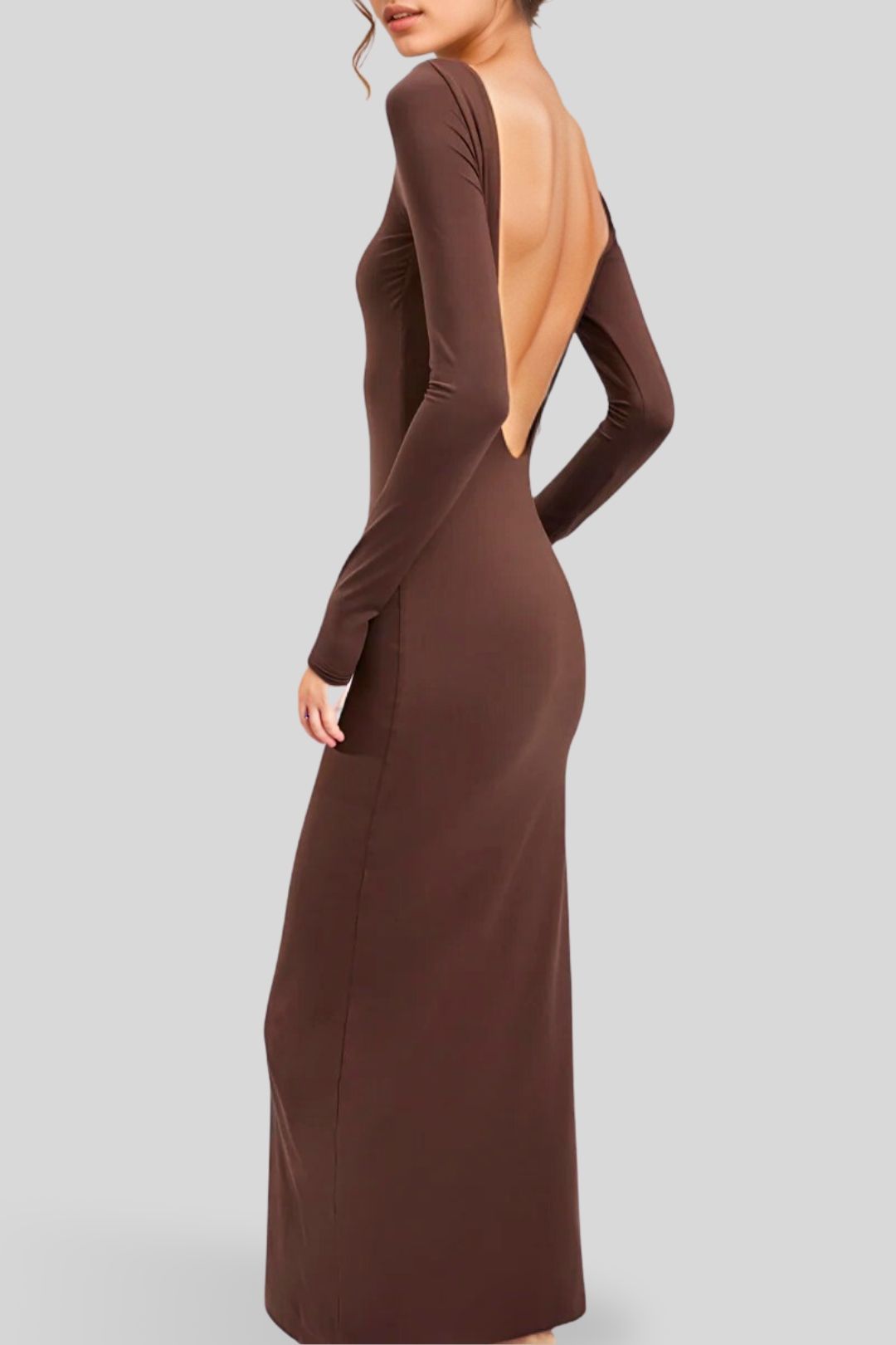 Dress Hire Cocktail Wedding Guest Kookai Amari Midi Dress Dark Mahogany