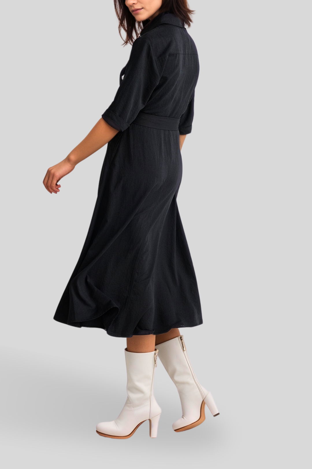 Dress Hire Work Event brave + true	Rossellini 3/4 Sleeve Dress