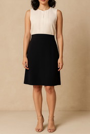 Dress Hire Work Event David Lawrence	Pleat Detail Dress