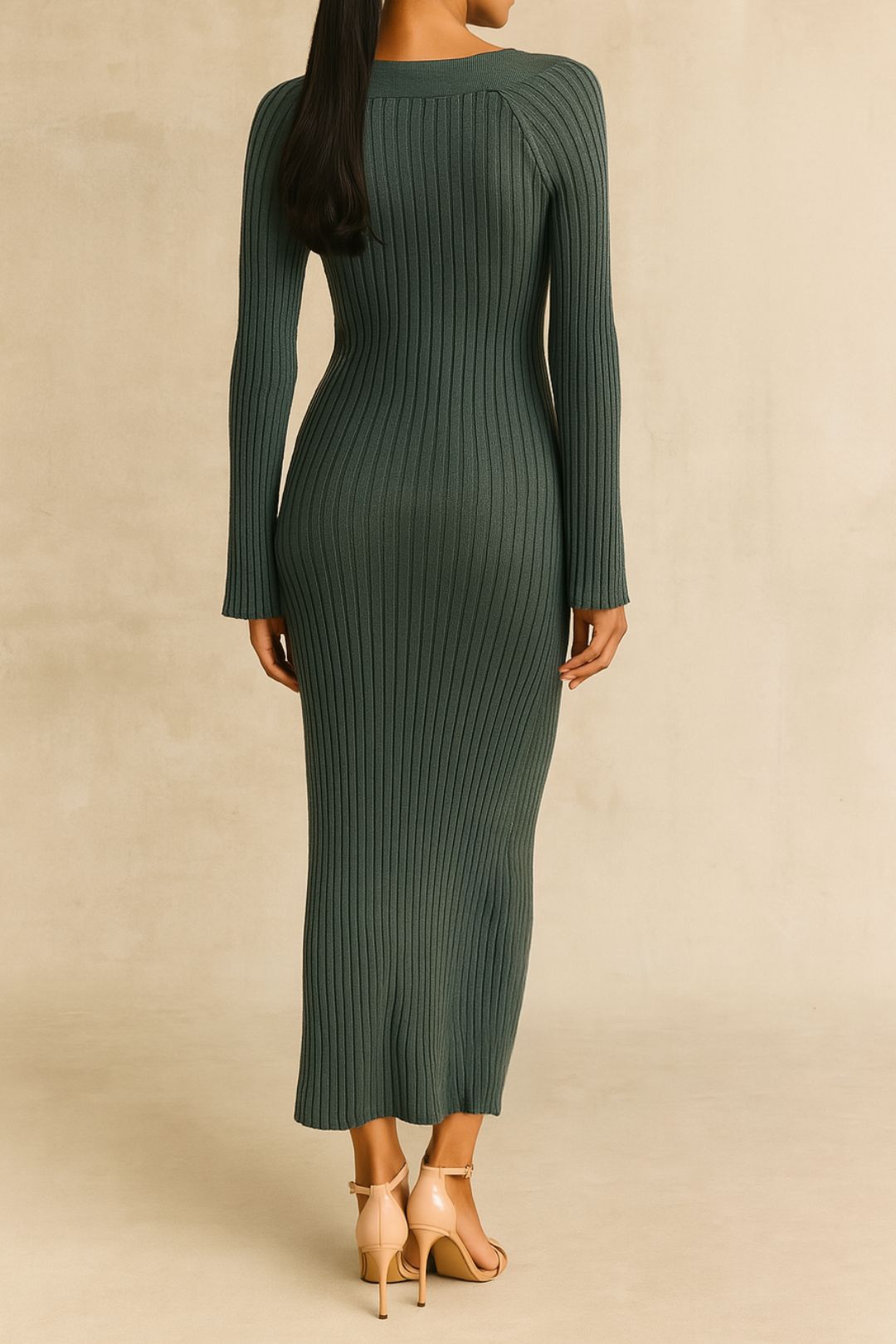 dress hire casual friday minima Willow Merino Wool Knit Dress