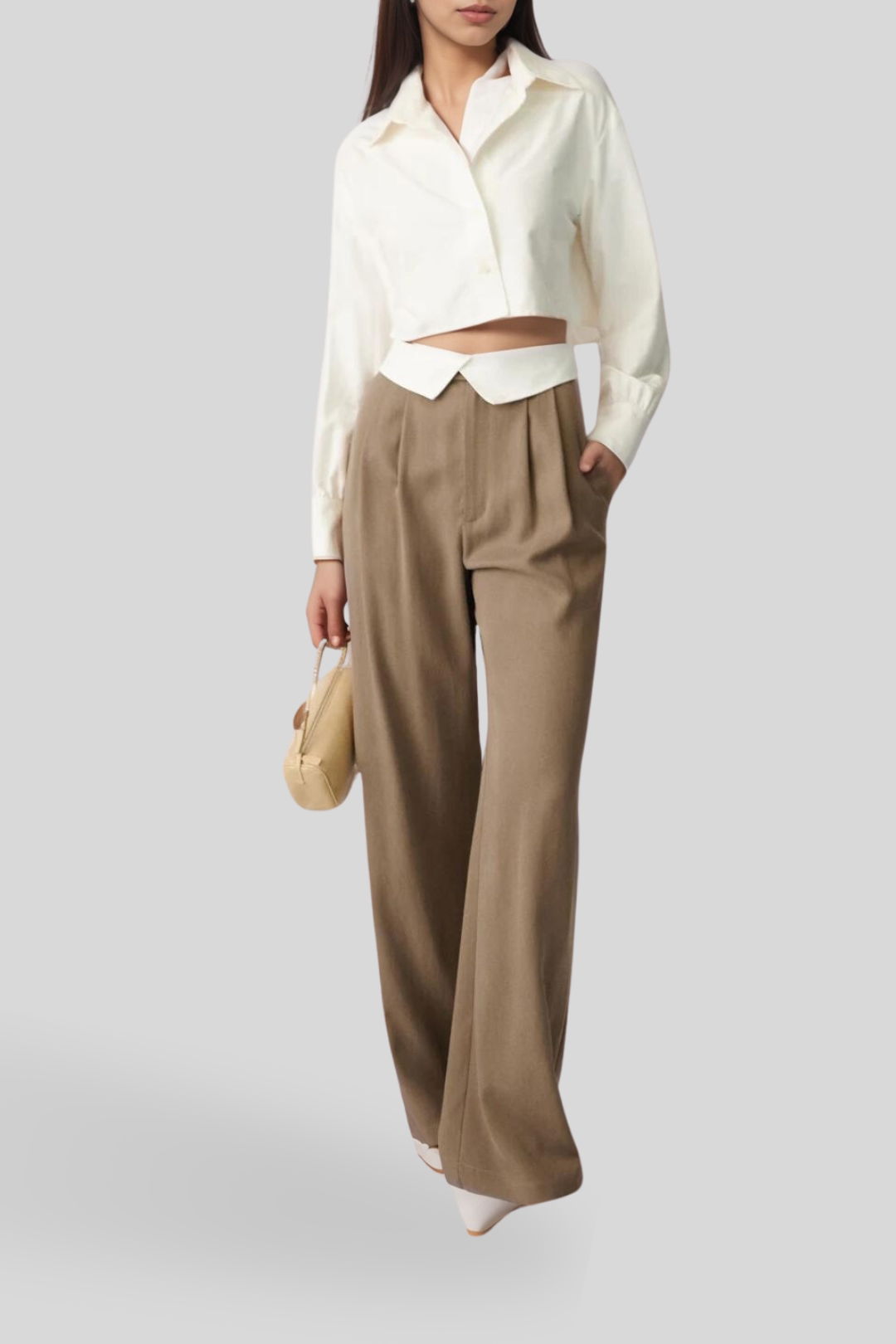 Hire Stevie Pants in Mushroom Reformation GlamCorner